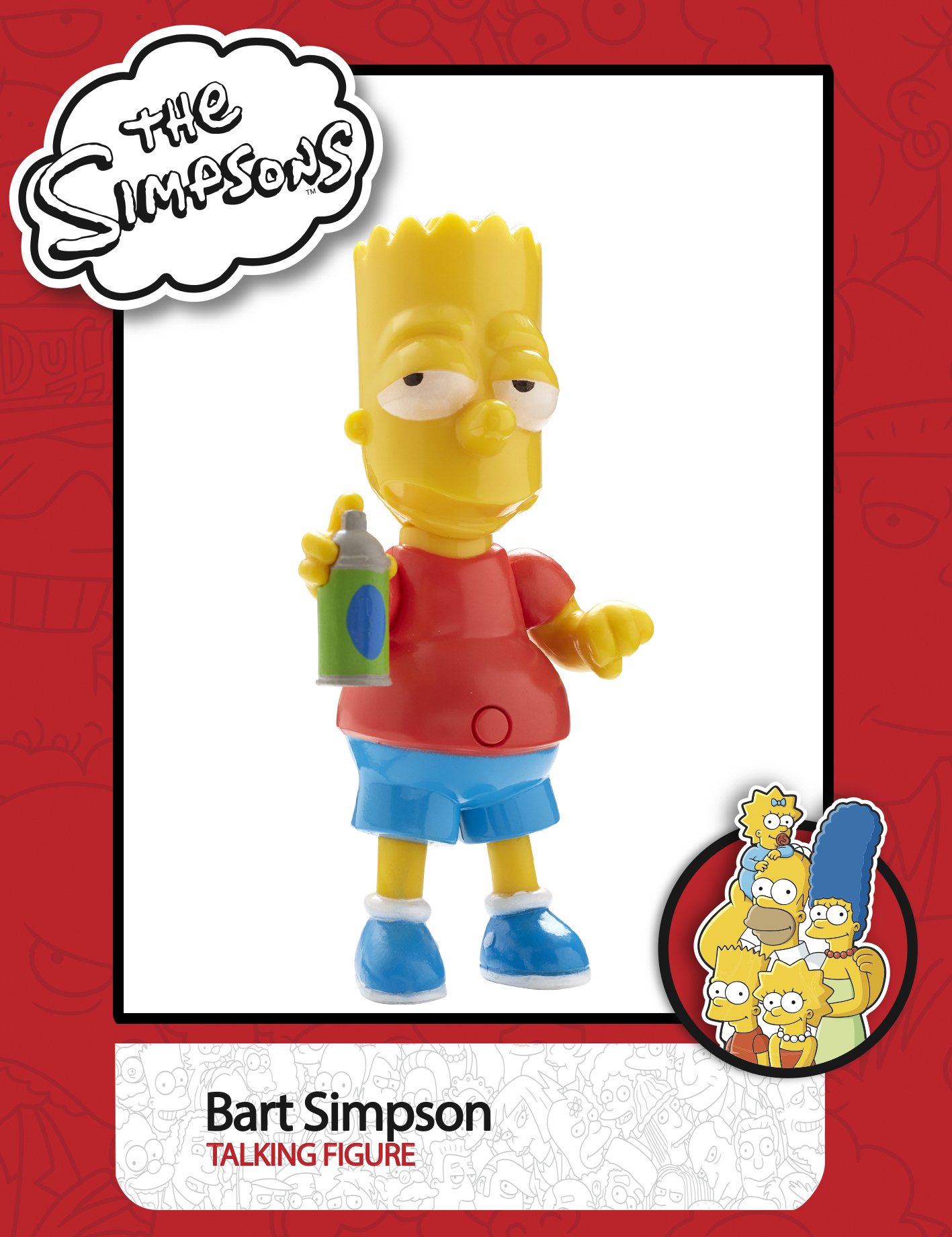 Bart Simpson) - The Simpsons Action Figure with Sound - Bart